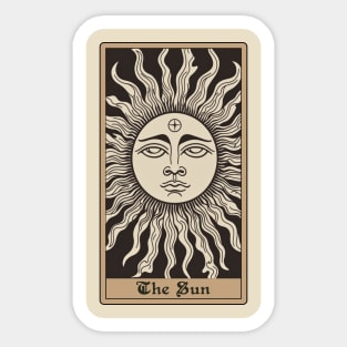 The Sun Tarot Card Sticker